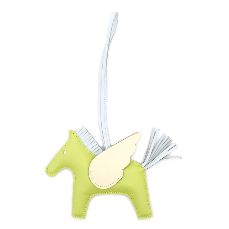 名東】【HERMES】エルメス ペガサスMM ジョーヌブルジョン ナタ