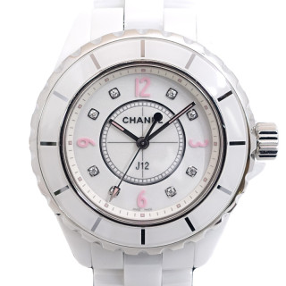 �ڱɡۡ�CHANEL�ۥ���ͥ� J12 �ԥ󥯥饤�� �ӻ��� H4863 ��ߥƥåɥ��ǥ������ ����ߥå� ������ ����ǥå��� �ۥ磻�� �ԥ� ��ǥ����� Ȣ �����ݾڽ� ���ҡ���š�