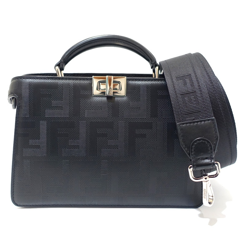 �ڱɡۡ�FENDI�ۥե���ǥ� �ԡ����֡� ISeeU ���å��������� 7VA582 �쥶�� BK SV��� ��ǥ����� ����š�