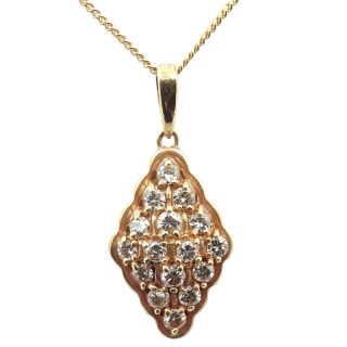 �ڱɡۡ�JEWELRY��K18YG ��������� 0.53ct �ͥå��쥹 ¤ʾ�ɸ���ޡ��� �ۡ���ޡ��� 750YG ���奨�꡼����š�