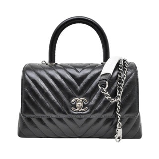 ��̾��ۡ�CHANEL�ۥ���ͥ� �����ϥ�ɥ�XS �����֥��� A92990 �����ե����� ���������Хå� �֥�å� �ϥ�� SV���ڿ��ʡۡ�̤���ѡۡ���š�