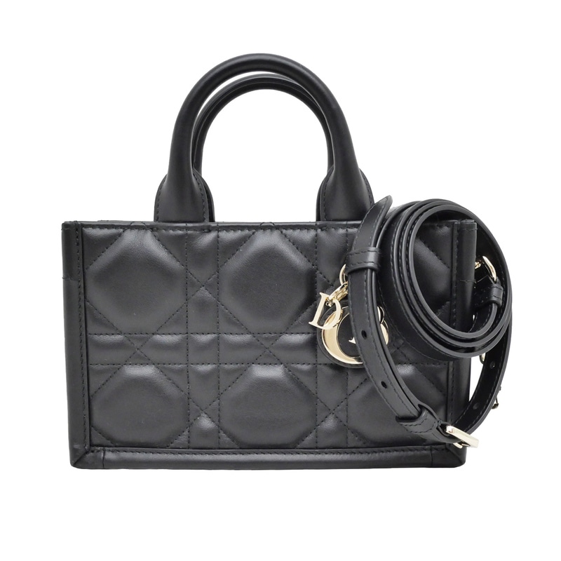 名東】【CHRISTIAN DIOR】ディオール ブックトート ハンドバッグ ミニ