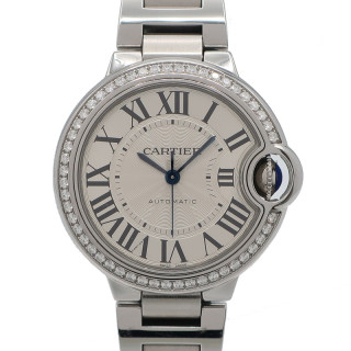 ��ŷ��ۡ�CARTIER�ۥ���ƥ��� �Х���֥롼 MM W4BB0016 ������٥��� �ӻ��� SS ���ƥ�쥹 ����С�ʸ���� 33mm ��ǥ����� Ȣ �ݾڽ����š�