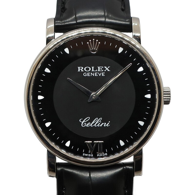 ��ŷ��ۡ�ROLEX�ۥ���å��� �����꡼�� 5115/9 A�� �֥�å� ���졼 750 WG �쥶�� �괬�� ��� �ݾڽ��դ� �ӻ��סڻž夲�Ѥߡۡ���š�