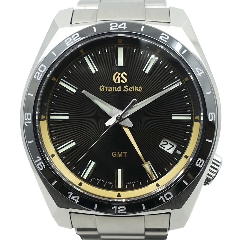 �ڱɡۡ�GRAND SEIKO�ۥ����ɥ������� �ӻ��� ���ݡ��ĥ��쥯����� GMT �ǥ��� SBGN023 �֥�å� SS ��� ��������š�