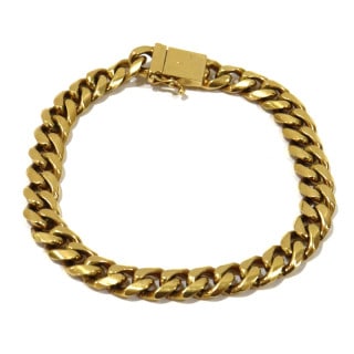 �ڱɡۡ�JEWELRY�ۥ֥쥹 K18 2�̥��󥰥� �ݥ��å� ��ʿ ��51.4g ���Ӳ��20.0cm ���奨�꡼ ���إ� ��������������ɡ���š�