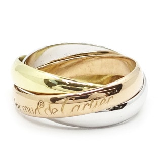 �ڱɡۡ�CARTIER�ۥ���ƥ��� K18YG WG PG �ȥ�˥ƥ� 3���顼 ��� ���� 750YG ���奨�꡼ ��ǥ����� ��� �϶�ڻž夲�ѡۡ���š�