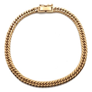 ��ŷ��ۡ�JEWELRY�� ���奨�꡼ ��ʿ ���إ� ��10.5g 6�̥��å� ���֥� �֥쥹��å� 18cm K18YG 750 ��������������� ¤ʾ�ɹ�� ����š�