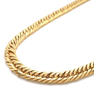 【天白】【JEWELRY】 ネックレス 喜平 キヘイ 12面カット 約60cm 約100.8g トリプル K18YG 750 YG イエローゴールド 造幣局検定マーク 洗浄済 【中古】