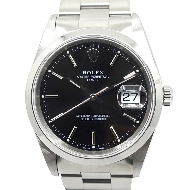 �ڱɡۡ�ROLEX�ۥ���å��� �ӻ��� �����������ѡ��ڥ��奢��ǥ��� 34 15200 BK SS ��ư���� K�� ��ǥ����� ��󥺡���š�