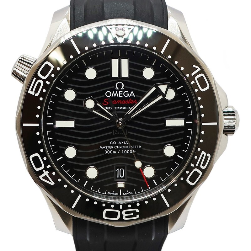 ��ŷ��ۡ�OMEGA�ۥ��ᥬ �����ޥ����� �����С� 300m 210.32.42.20.01.001 42mm �֥�å� SS ��С� ��ư���� ��� �ӻ��� 2024ǯ����š�