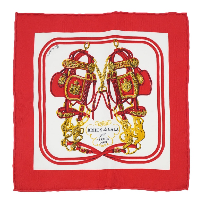 �ڱɡۡ�HERMES�ۥ���᥹ �ʥΥ���20 BRIDES de GALA ��å� �ۥ磻�� ���륯100% �������� �Х���� ��ʪ ����¾ Ȣ����š�