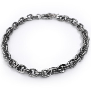 �ڱɡۡ�CHROME HEARTS�ۥ�����ϡ��� PAPER CHAIN �ڡ��ѡ��������� �֥쥹��å� SV925 ����С� ��11.4g ��19.5cm ��󥺡���š�
