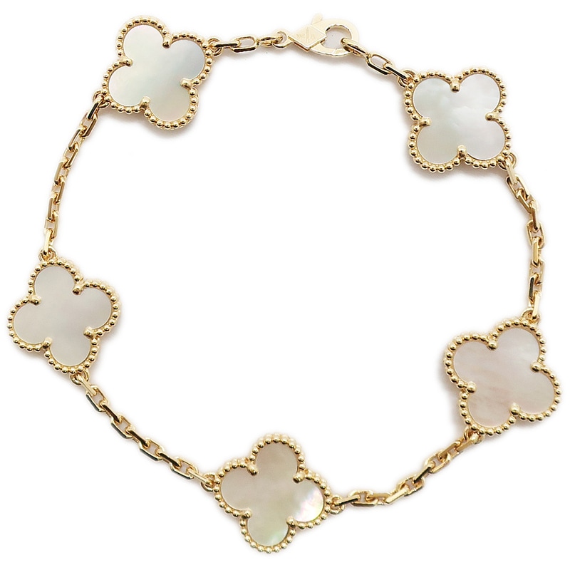 ��ŷ��ۡ�VAN CLEEF&ARPELS�ۥ����󥯥꡼�� ������ơ�������ϥ�֥�֥쥹��å� 5������� 750YG VCARA41800 ���奨�꡼�ڿ��ʡۡ�̤���ѡۡ���š�