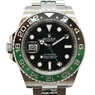 【天白】【ROLEX】ロレックス GMTマスター2 126720VTNR ランダム グリーン ブラック オイスター SS 自動巻き 2023年 メンズ 腕時計【仕上げ済み】【中古】