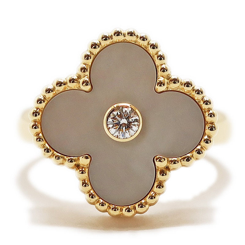 ��ŷ��ۡ�VAN CLEEF&ARPELS�ۥ����󥯥꡼�� ������ơ�������ϥ�֥�  ��� �ޥ������֥ѡ��� 750YG VCARA41100 ���奨�꡼ ���� #50����š�