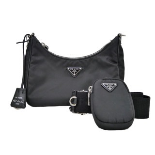 ��̾��ۡ�PRADA�ۥץ�� Re-Edition2005Re-Nylon �֥�å� ����С���� �ʥ����� ���������Хå� 1BH204 ��ǥ����� ����¾����š�
