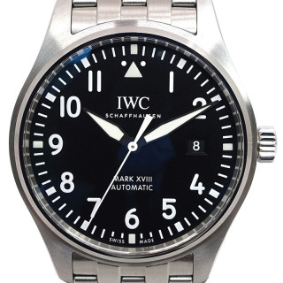 �ڱɡۡ�IWC�ۥ��󥿡��ʥ���ʥ륦���å�����ѥˡ� �ѥ����åȥ����å� �ޡ���18 40mm IW327011 SS �֥�å�ʸ���� ��ư���� �ӻ��� ��� Ȣ �ݾڽ����š�
