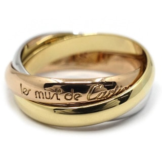 �ڱɡۡ�CARTIER�ۥ���ƥ��� K18YG WG PG �ȥ�˥ƥ� 3���顼 ��� ���� 750YG ���奨�꡼ ��ǥ����� ��� �϶�ڻž夲�ѡۡ���š�