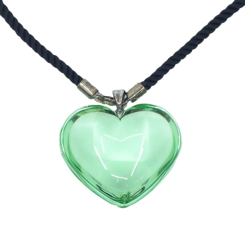 栄】【BACCARAT】バカラ ハート クリスタル チョーカー ネックレス