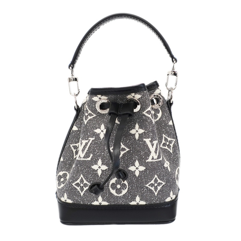 天白】【LOUIS VUITTON】ルイヴィトン ナノ ノエ モノグラムジャガード
