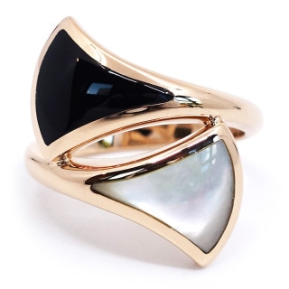 �ڱɡۡ�BVLGARI�ۥ֥륬�� K18PG �ǥ��������ɥ꡼�� ���˥��� MOP ��� ���� ������ 750PG ���奨�꡼ �ǥ����Сڻž夲�ѡۡ���š�