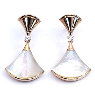 �ڱɡۡ�BVLGARI�ۥ֥륬�� K18PG �ǥ��������ɥ꡼�� �ԥ��� MOP ������ ��������� 750PG ���奨�꡼ �ǥ����� 350740�ڻž夲�ѡۡ���š�