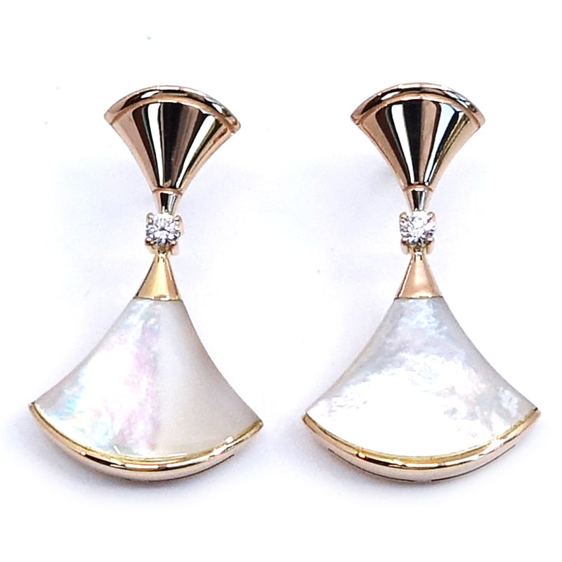 �ڱɡۡ�BVLGARI�ۥ֥륬�� K18PG �ǥ��������ɥ꡼�� �ԥ��� MOP ������ ��������� 750PG ���奨�꡼ �ǥ����� 350740�ڻž夲�ѡۡ���š�