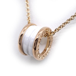 �ڱɡۡ�BVLGARI�ۥ֥륬�� K18PG B-Zero1 �ӡ�������� �ͥå��쥹 750PG ����ߥå�  �ۥ磻�� ���奨�꡼ �ڥ����ȡڻž夲�ѡۡ���š�