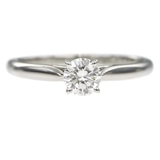 ��̾��ۡ�CARTIER�ۥ���ƥ��� ����ơ��� ��� ������ 0.33ct Pt950 �ץ���� 51 ���奨�꡼ ���ءڻž夲�ѡۡ���š�