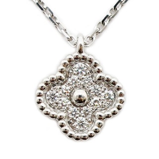 ��ŷ��ۡ�VAN CLEEF&ARPELS�ۥ����󥯥꡼��&�����ڥ� ���������ȥ���ϥ�֥� �ڥ����� 750WG ������ VCARO85900 �ͥå��쥹 ���奨�꡼����š�