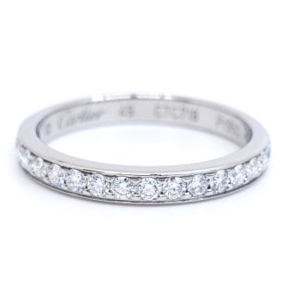 �ڱɡۡ�CARTIER�ۥ���ƥ��� Pt950 1895 ���饷�å� ��������� �����˥ƥ� ��� ���� ���奨�꡼ ��ǥ����� B4071400�ڻž夲�ѡۡ���š�