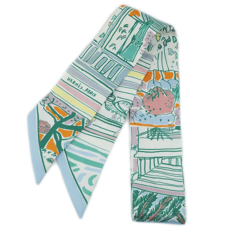 �ڱɡۡ�HERMES�ۥ���᥹ �ĥ��꡼ RAYURES DET �쥤�桼��ǥ� �������� ���륯100% ���꡼�� �ޥ�����顼 ��ʪ ����¾ Ȣ����š�