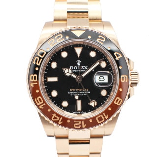 ��̾�Ų��ۡ�ROLEX�ۥ���å��� GMT�ޥ�����II 126715CHNR ������ �֥�å� RG ��ư���� ��� �ݾڽ��դ� 2018ǯ����š�