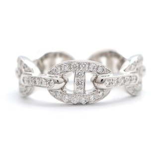 ��ŷ��ۡ�HERMES�ۥ���᥹ ��� ���� �������� ���󥯥� ���󥷥��� PM Au750 WG K18 �ۥ磻�ȥ������ �ե������ ��53 ��ǥ���������š�