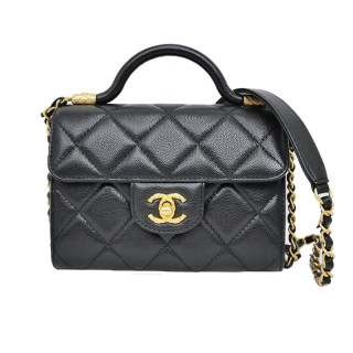 ��̾��ۡ�CHANEL�ۥ���ͥ� �ȥåץϥ�ɥ� �ߥ˥ե�åץХå� �������󥷥����� �֥�å� ������ɶ�� AS4956 ���쥤��ɥ����ե����� ��ǥ������ڿ��ʡۡ�̤���ѡۡ���š�