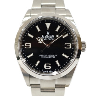 【栄】【ROLEX】ロレックス エクスプローラー 36 124270 ブラック ステンレス 自動巻き ランダム番 2025年 腕時計 メンズ【中古】