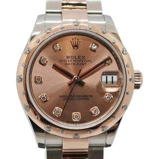 ��ŷ��ۡ�ROLEX�ۥ���å��� �ǥ��ȥ��㥹�� 31 278341RBR ���� ������ �٥�������� SS RG ��ǥ����� �ӻ��� ��ư���� 2023ǯ �ݾڽ��դ��ڻž夲�Ѥߡۡ���š�