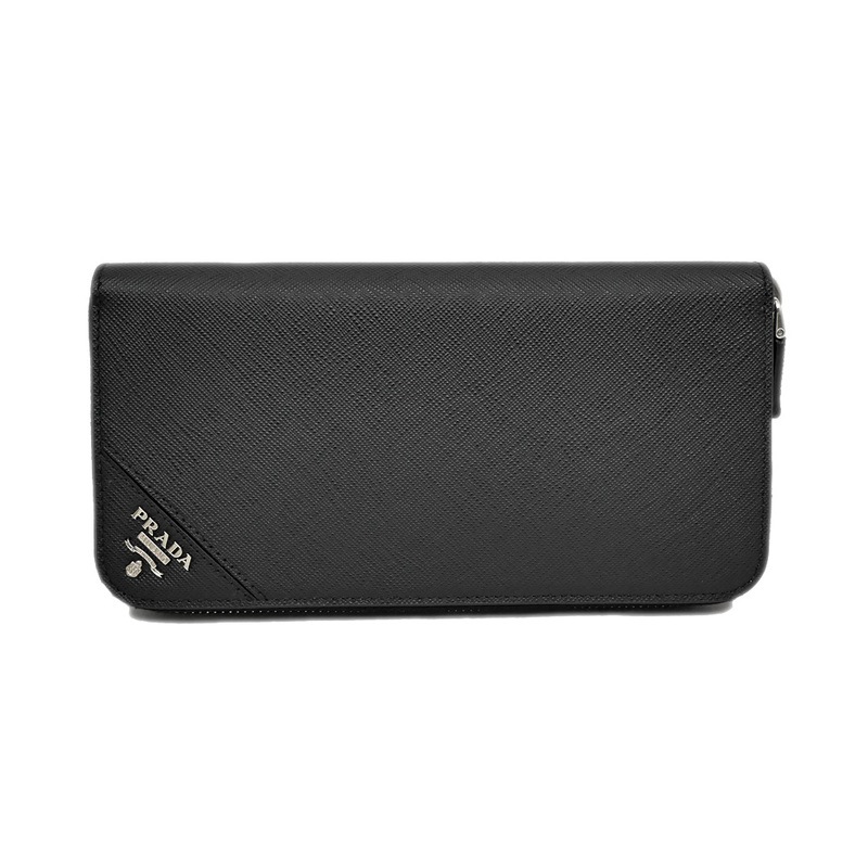 ��̾��ۡ�PRADA�ۥץ�� �饦��ɥե����ʡ�Ĺ���� �֥�å� �� ����С���� ������å� ���ե������� 2ML317 ��ʪ����š�