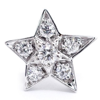 �ڱɡۡ�CHANEL�ۥ���ͥ� K18WG ����å� ��������� �ԥ��� �����Τ� 750WG ������ �� ���奨�꡼�ڻž夲�ѡۡ���š�