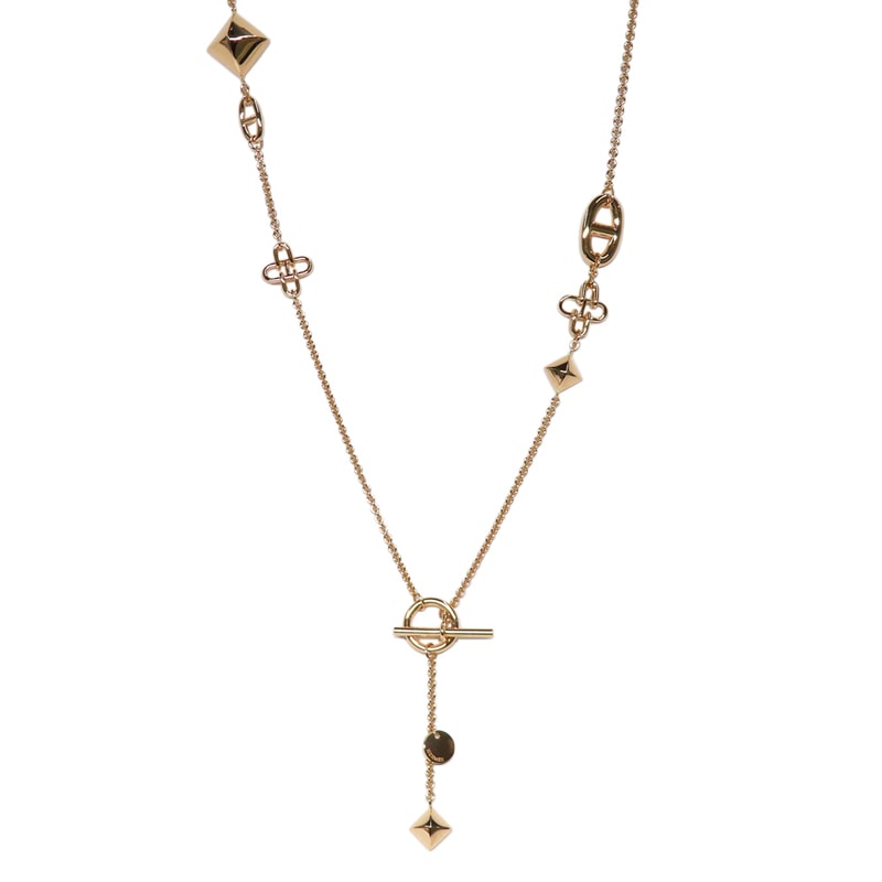 ��̾�Ų��ۡ�HERMES�ۥ���᥹ �ͥå��쥹 ����� �ޥ�� 750PG K18 �ԥ󥯥������ �������̥��󥯥� ��ɡ��� ���奨�꡼ ��ǥ����� �ڻž夲�ѡۡ���š�