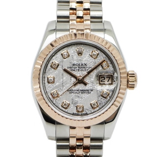 ��̾��ۡ�ROLEX�ۥ���å��� �ǥ��ȥ��㥹�� 179171G ��ƥ��饤�� 10P������ ������ SS/RG ����� �ӻ��� ��ư�� ��ǥ�������OH�ѡۡڻž夲�ѡۡ���š�