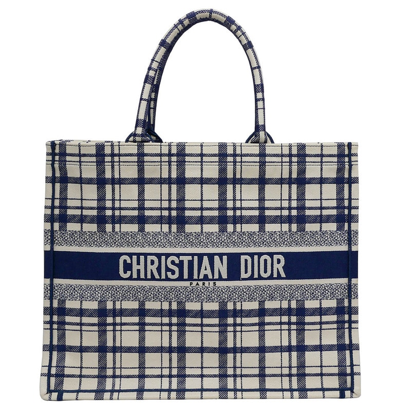 名東】【DIOR】ディオール バッグ ブックトート Book Tote ラージ