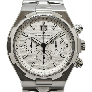 【天白】【VACHERON CONSTANTIN】ヴァシュロンコンスタンタン オーヴァーシーズ クロノグラフ 49150/B01A-9095 SS シルバー 自動巻き メンズ 腕時計 保証書付【中古】