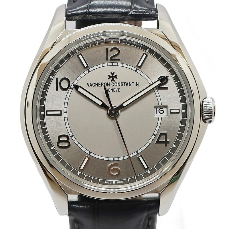 ��ŷ��ۡ�VACHERON CONSTANTIN�ۥ���������󥳥󥹥��󥿥� �ե��եƥ������å��� 4600E/000A-B442 SS �쥶�� ���졼 ��ư���� ��� �ӻ��� �ݾڽ��դ�����š�