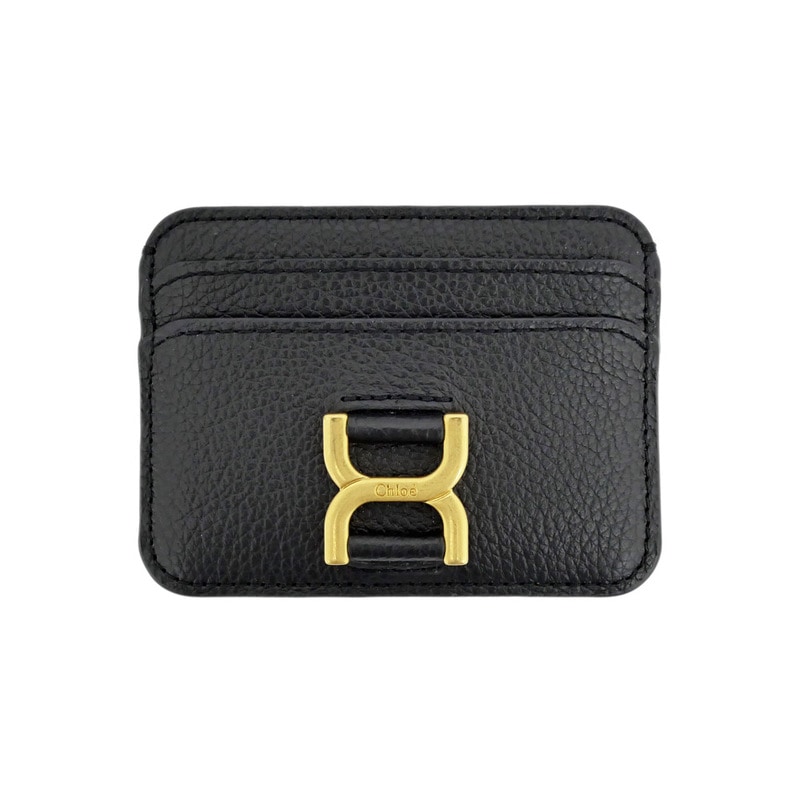 名東】【CHLOE】クロエ カードケース MARCIE ブラック 黒 名刺入れ