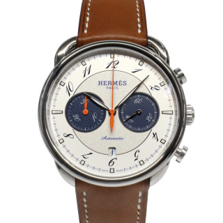 ��̾�Ų��ۡ�HERMES�ۥ���᥹ ���륽�������Υ���� 42MM AR15.910 ����С��ۥ磻�� SS �쥶�� ��ư�� ����ӻ��� �ˡڿ��ʡۡ�̤���ѡۡ���š�