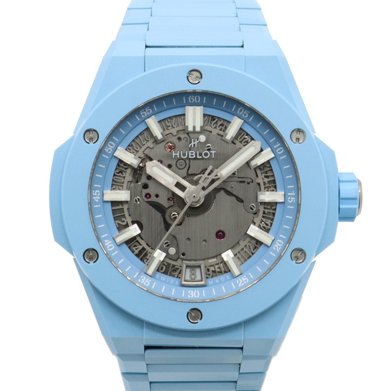 �ڱɡۡ�HUBLOT�ۥ��֥� �ӥå��Х� ����ƥ��졼�ƥå� �����४��꡼ �������֥롼����ߥå���456.EX.5120.EX 40mm ��� �ӻ��סڿ��ʡۡ�̤���ѡۡ���š�