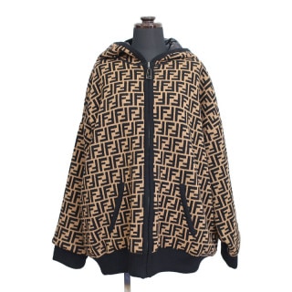 ��ŷ��ۡ�FENDI�ۥե���ǥ� �ե른�åץѡ����� ���å��� ��С����֥� �֥�å��ߥ֥饦�� ɽ��������38 FZJ564 A61E 12CPF-18-398 �������š�