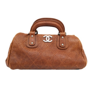 ��̾��ۡ�CHANEL�ۥ���ͥ� �磻��ɥ��ƥå��ܥ��ȥ�Хå� �ϥ�� �֥饦�� ����ӥ������� A30045 ��ǥ���������š�